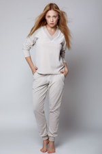 Стильный костюм Christine (Размер: S-M) (Цвет: бежевый)