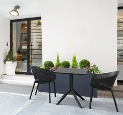 Стул пластиковый Sky Pro черный