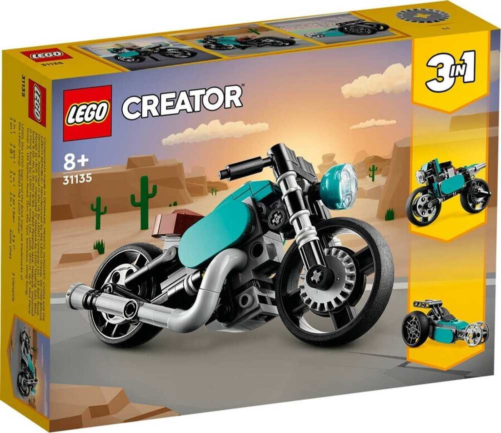 Конструктор LEGO Creator 3in1 31135 Винтажный мотоцикл