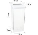 Емкость для сыпучих продуктов СТЕП 1,4л 10х10х21см