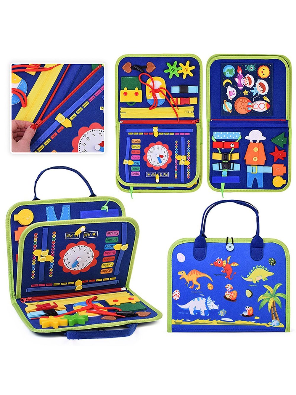 Бизиборд Развивающий в сумке