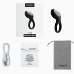 Эрекционное виброкольцо Tyler черный от SVAKOM