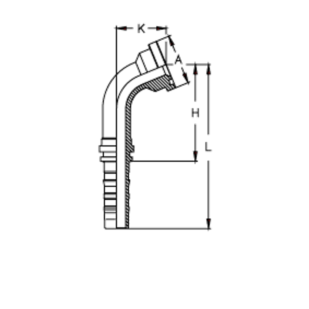 Фитинг DN 20 SFL 1 44.5 (67) CS