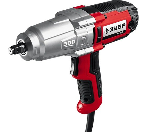 Гайковерт ЗУБР ГС-300  ударный сетевой, 300 Нм, 1/2″, кейс (ГС-300)