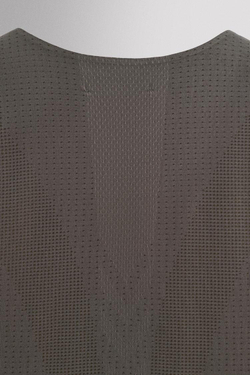 ZARA БЕСШОВНАЯ СПОРТИВНАЯ МАЙКА, СЕРЫЙ