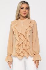 Блуза Розалинда (бежевая) Б13687-5М LT Collection
