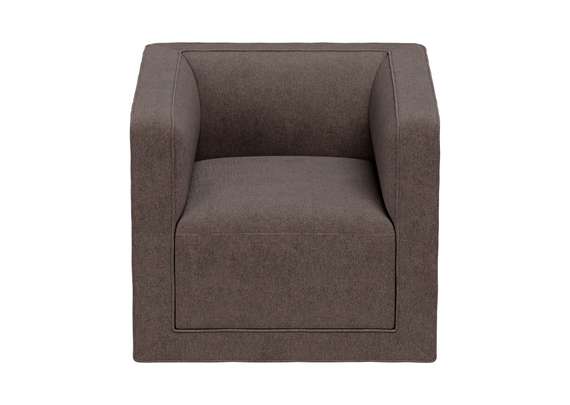 Кресло Cube (шоколад, твид)