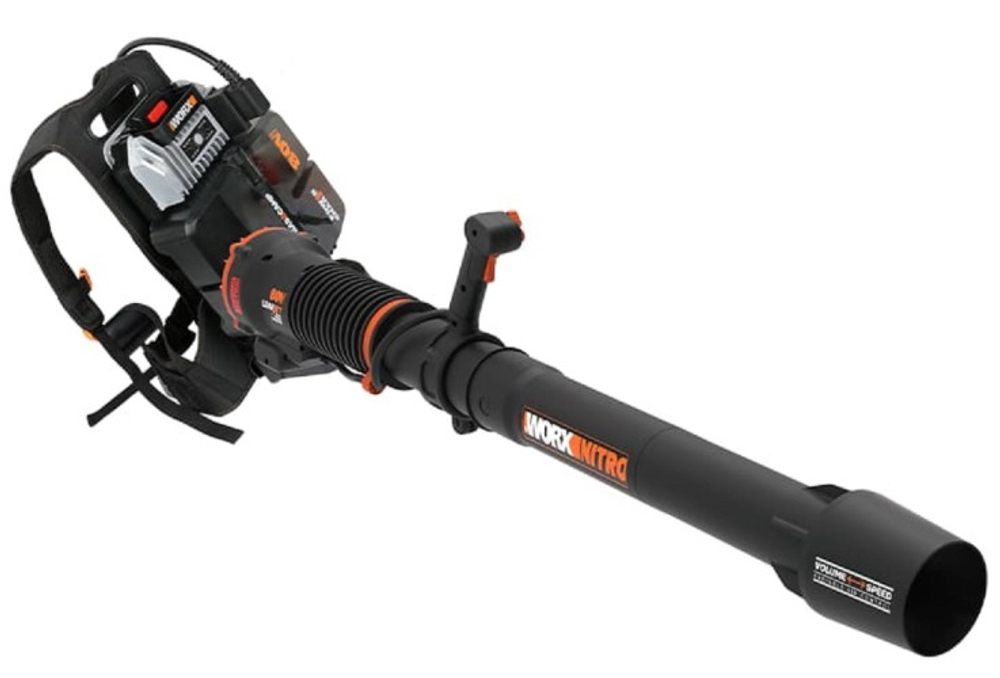 Воздуходувка-пылесос аккумуляторная Worx WG572E бесщеточная 4Ач х1, BASECAMP 4 х1, коробка