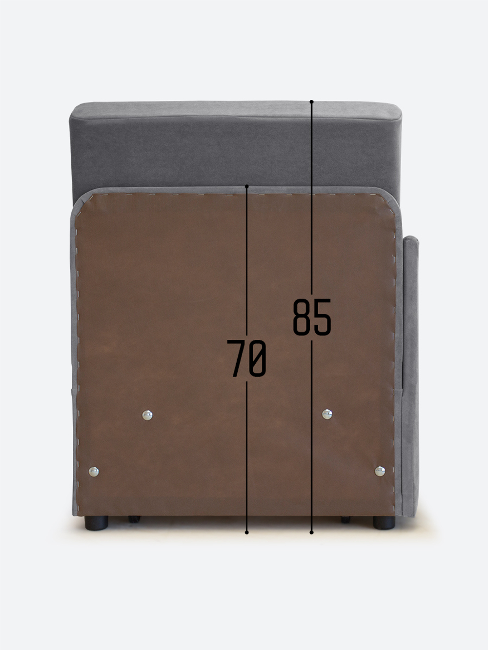 Кресло-кровать "Миник" с правым подлокотником, под правую руку