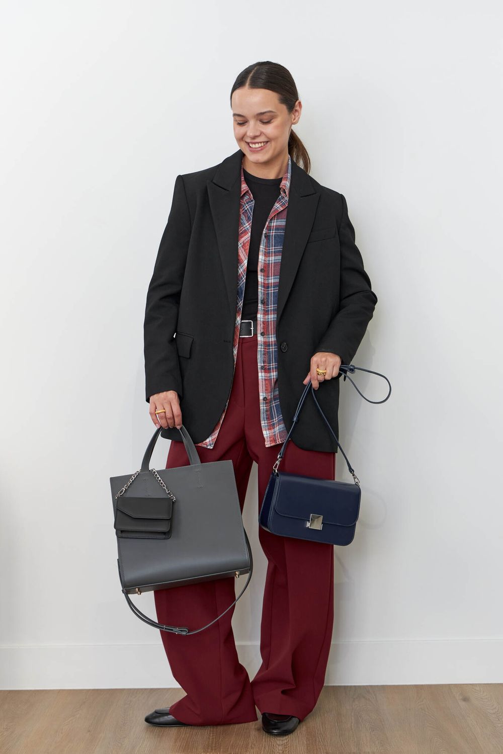 ШОППЕР КВАДРАТНЫЙ ГРАФИТ