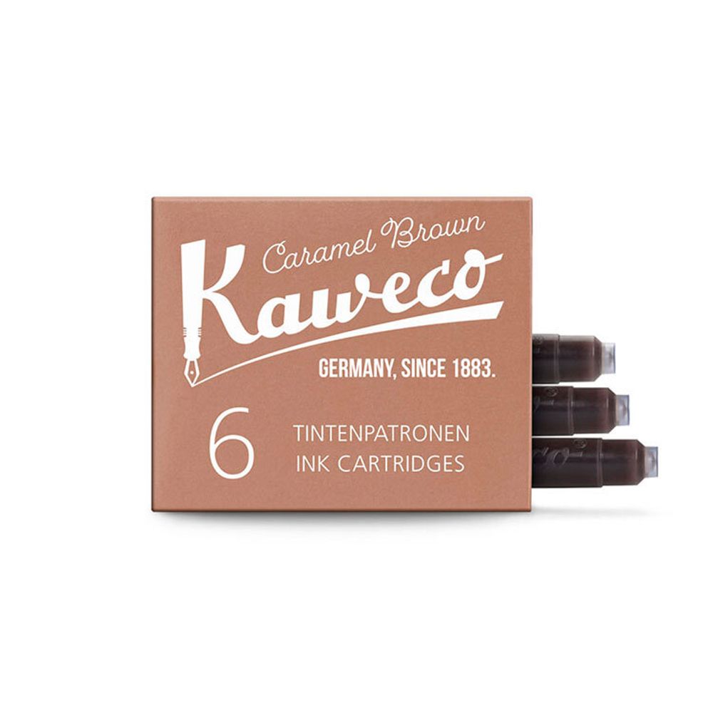 Набор картриджей Kaweco 6шт карамельно-коричневый (10000259)