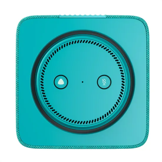 Умная колонка Яндекс Станция Макс с Zigbee, бирюзовый