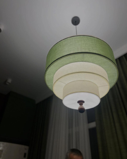 Люстры из текстиля в ретро стиле 🤍