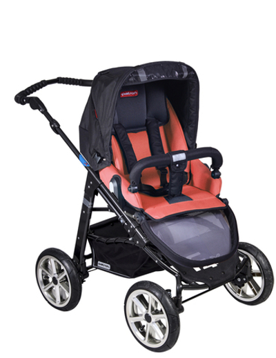 Детская прогулочная  коляска Patron Fenix 4XC-B (черная рама)