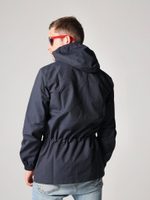 Парка мужская осень осенняя Город Горький синяя желтый олень вышивка