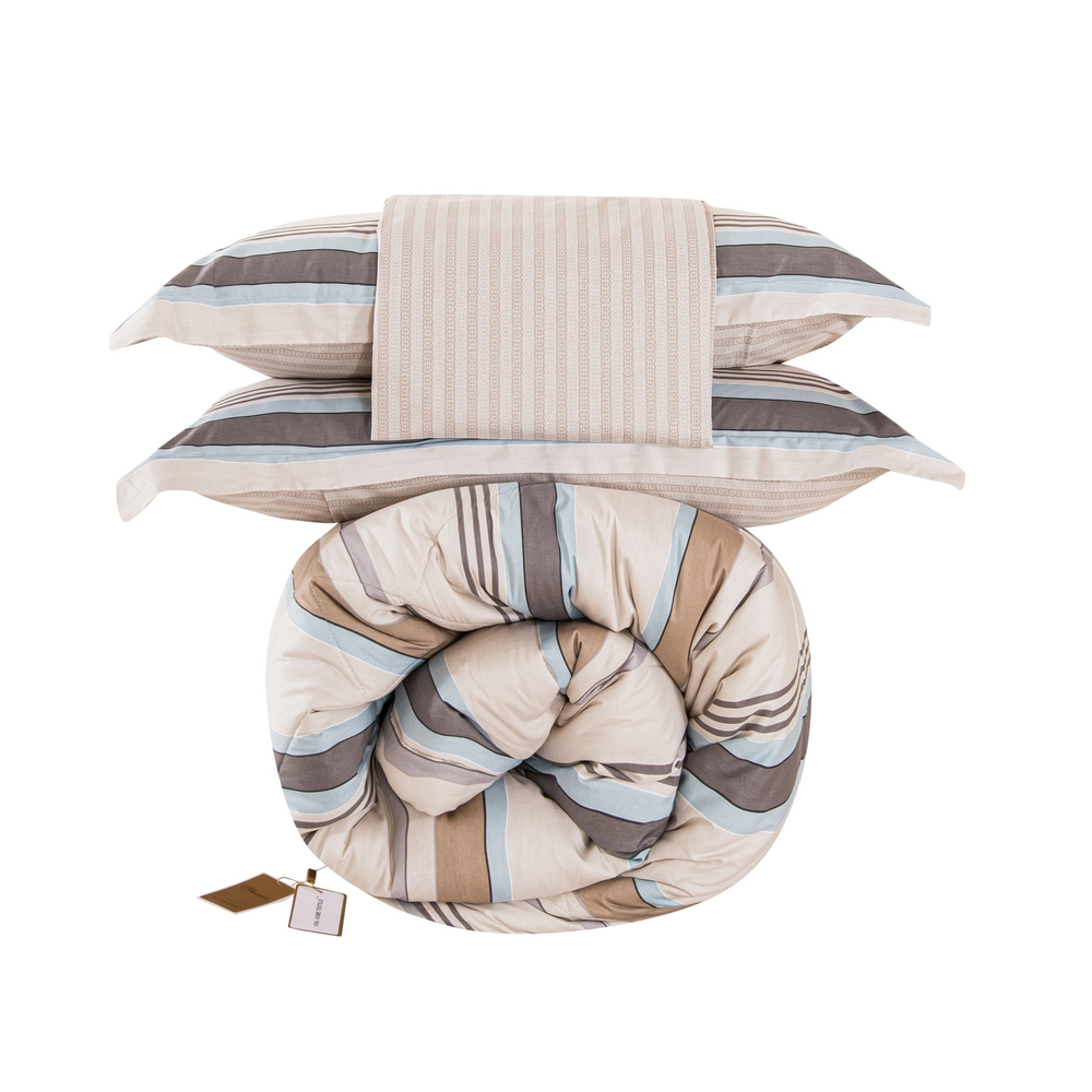 Комплект постельного белья Сатин с Одеялом 100% хлопок OB175