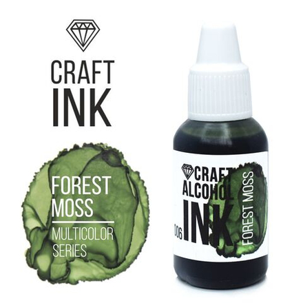 Спиртовые чернила Craft INK, Forest Moss, 20мл