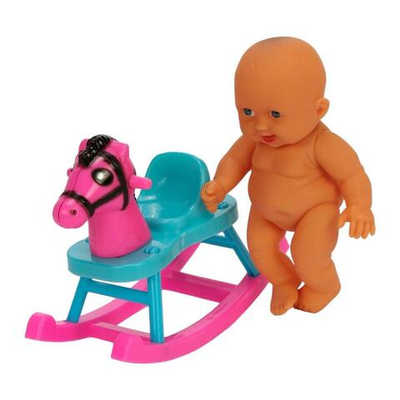 Пупс с аксесс., пакет 609-301