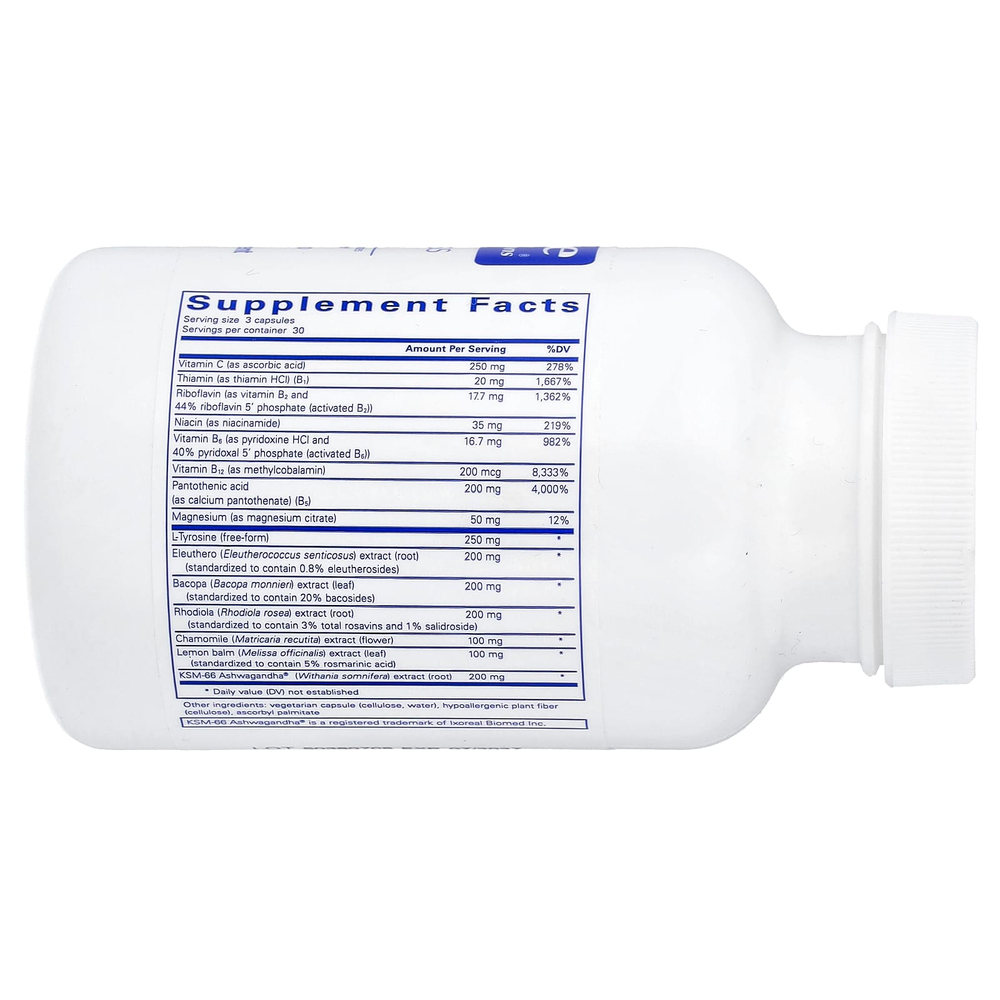 Pure Encapsulations, Daily Stress Formula, 90 Capsules