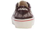 COACH Coach CitySole Citysole leather smooth, simple and comfortable low-cut fashion sneakers women's brown