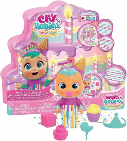 Куклы Cry Babies IMC Toys - Набор на день рождения КУКЛА + СЮРПРИЗЫ 8421134904019