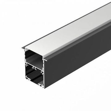 Профиль для прямоугольных светильников 2м 044685 черный SL-LINIA52-3L-F-2000 ANOD BLACK Arlight