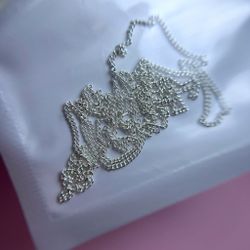 1779 Цепь для маникюра 0,8 мм серебро (50 см)