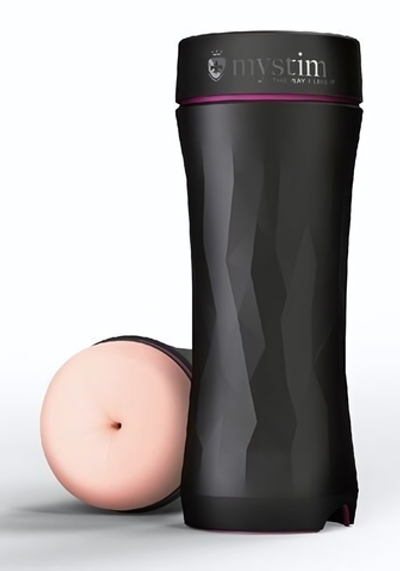 Мастурбатор-анус Opus E Anal с возможностью подключения электростимуляции (Цвет: телесный с черным)