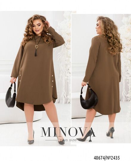 Платье 2435-мокко Minova Фото 1
