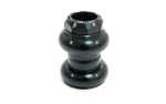 Рулевая колонка FIRST, 1", резьбовая, EC 29/25,4-24tpi  EC 29/27, подшипники 5/32"x16- 2шт, высота 36.8мм, черная