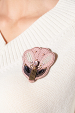 8375 Брошь (пудрово-розовый)