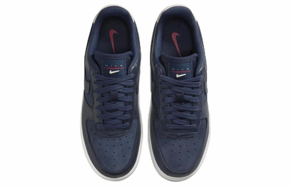 Кроссовки Nike Air Force 1 Low "Navy Red" (Женская размерная сетка)