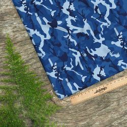 Ткань дюспо синий милитари