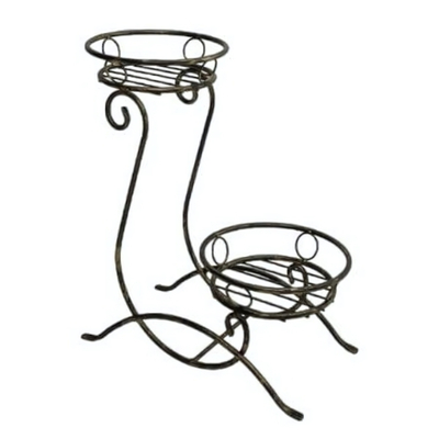 Подставка для цветов напольная "Лиана" на 2 горшка, металл М0000252