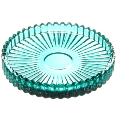 Подсвечник «Романтика» 10*1,5 см, Изумруд