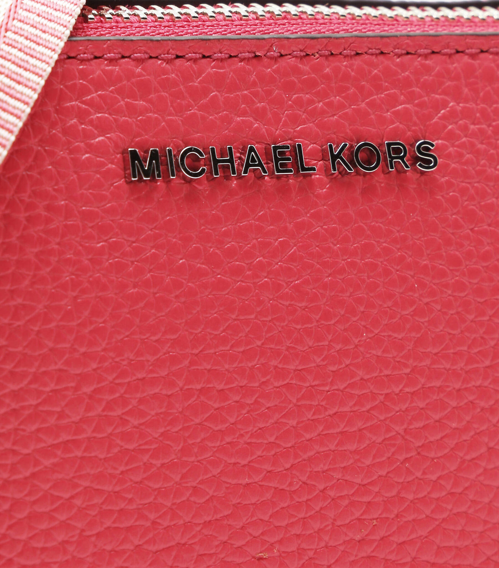 Кожаная сумка-мессенджер Michael Kors - розовый(32S3SJ6C1L)