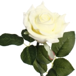 Цветок искусственный «Natur» 50см Роза белая