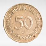 Germany, 50 Pfennigs, 1983, (Hamburg Mint - "J"), VF