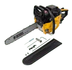 Пила цепная бензиновая DGS-4516, шина 40 см, 45 см3, 3 л.с, шаг 3/8, паз 1.3 мм, 57 звеньев Denzel, 95230