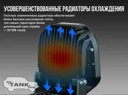 Фара светодиодная AURORA 7″ c подсветкой корпуса (ДХО) Янтарный + Белый 1 шт.