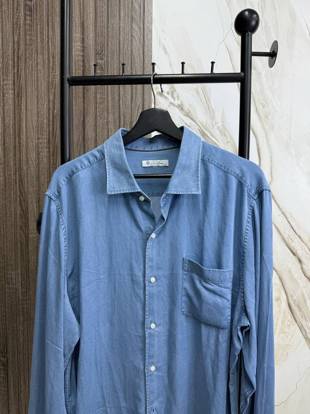 Джинсовая рубашка Loro Piana