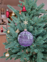 Шар стеклянный "Спас на крови",  ручная роспись