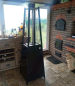 Уличный газовый обогреватель WWT 13I Black mini 1.8m + Чехол