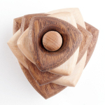 Деревянная пирамидка "Треугольная" Леснушки