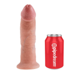 Реалистичный страпон King Cock Strap-On Harness 9" Cock (Цвет: телесный)