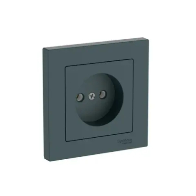 ATLASDESIGN РОЗЕТКА без заземления без шторок, 16А, в сборе, быстрозажим. клем., ИЗУМРУД