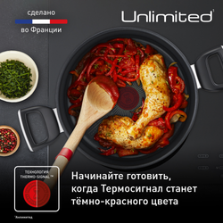 Кастрюля с крышкой Tefal Unlimited 5.2 л 24 см G2554672