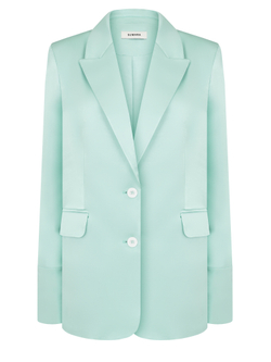 Жакет прямого кроя с манжетами на пуговицах