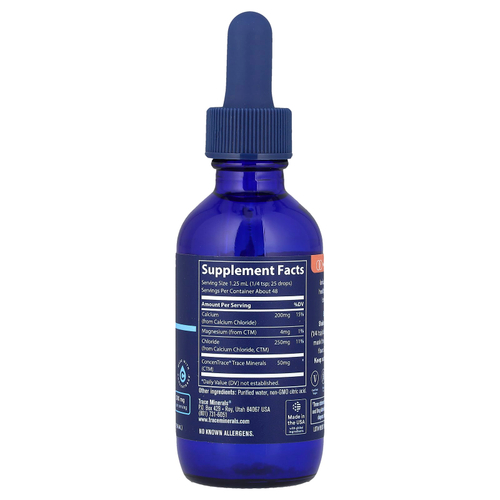 Trace, Ионный кальций, 59 мл (2 жидк. унц.)