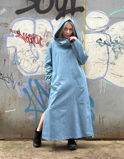 Платье Assassin /джинс голубой